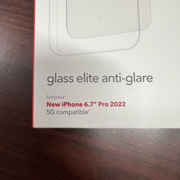 ZAGG iPhone 14 Pro Max (glass elite anti-glare screen protector) NWT - Picture 4 of 11